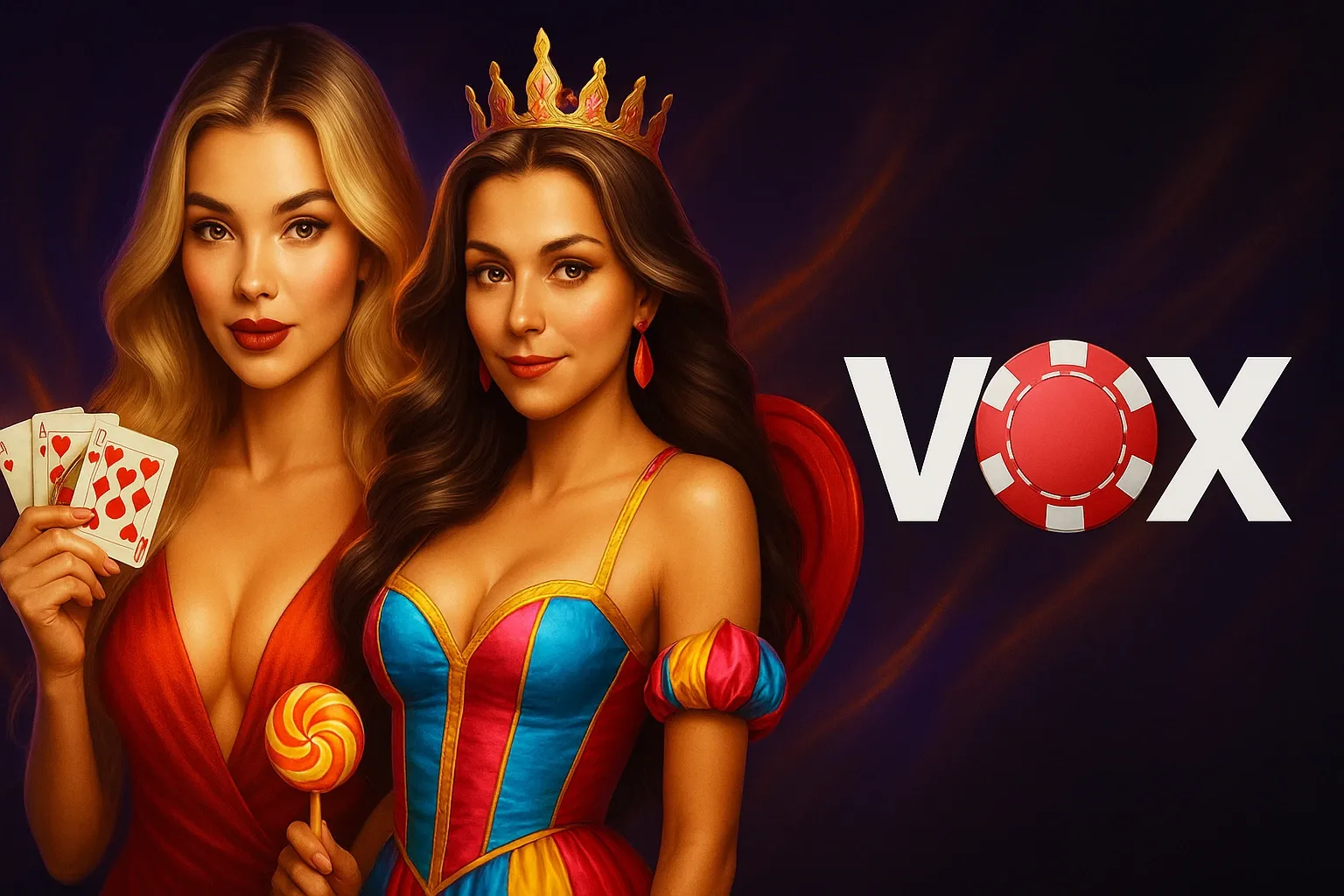 Opprettelse av ny konto hos Vox Casino